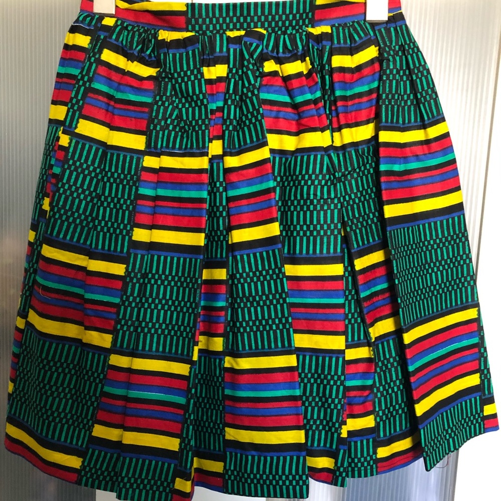 Anthropologie Le Shack Pleated Skirt NWOT
